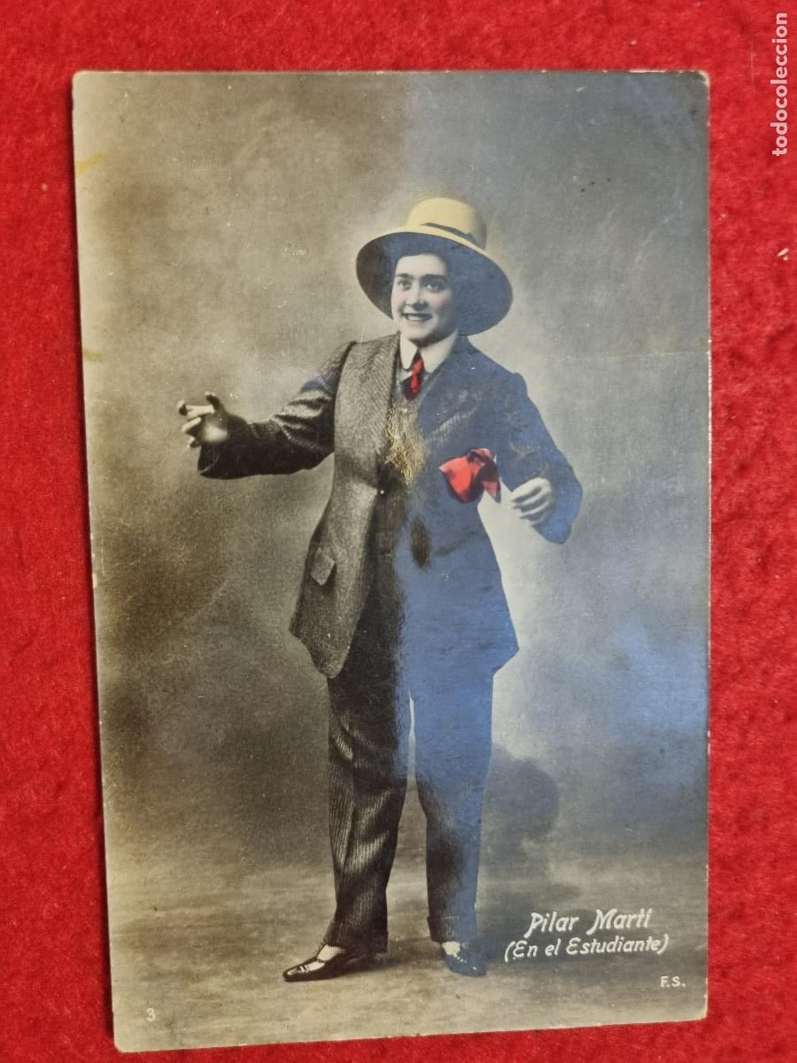 Postales: POSTAL ACTRIZ TEATRO CUPLETISTA PILAR MARTI ANTIGUA ORIGINAL P2456