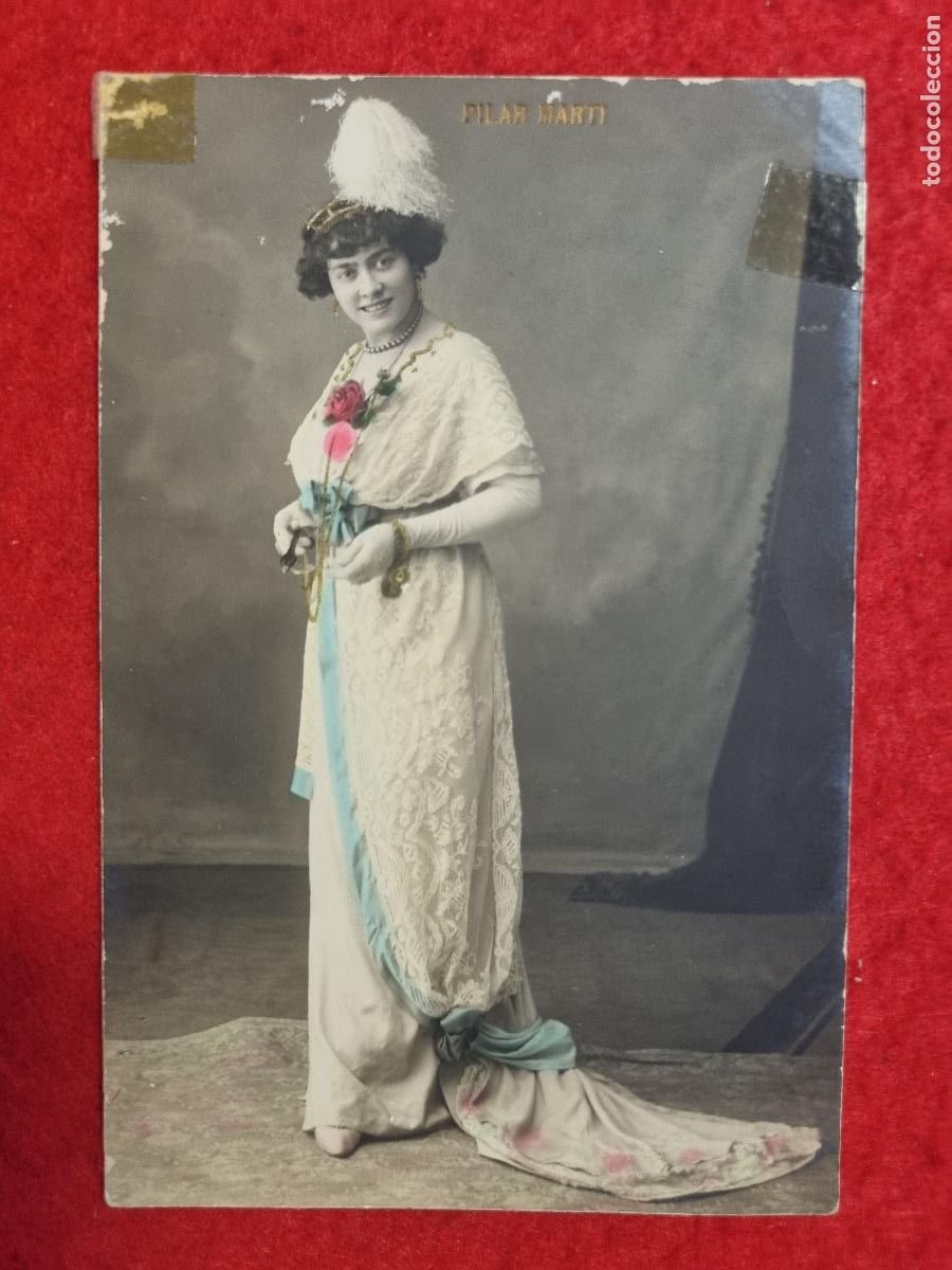 Postales: POSTAL ACTRIZ TEATRO CUPLETISTA PILAR MARTI ANTIGUA ORIGINAL P2459