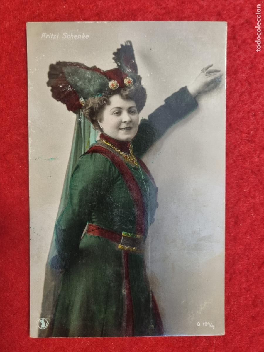 Postales: POSTAL ACTRIZ TEATRO CUPLETISTA FRTZI SCHENKE ANTIGUA ORIGINAL P2460