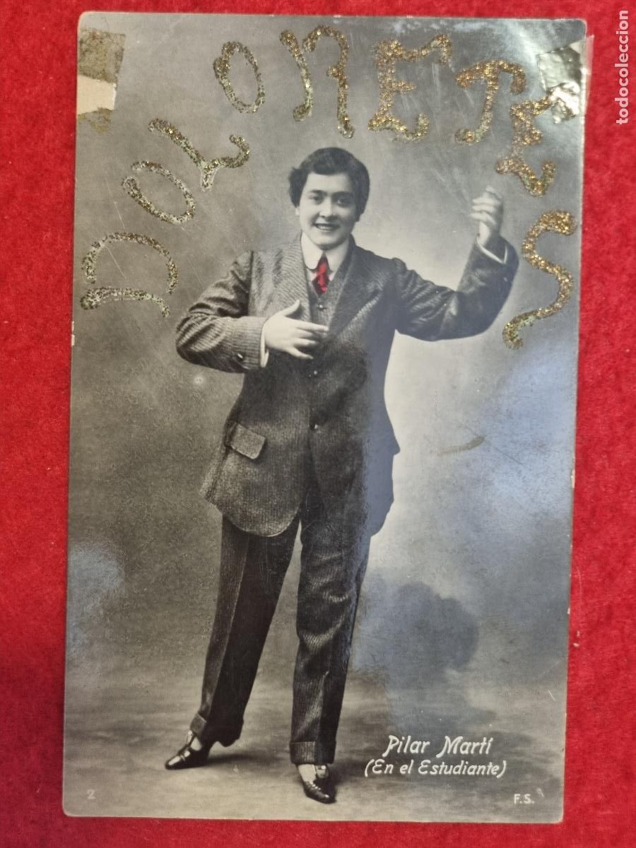 Postales: POSTAL ACTRIZ TEATRO CUPLETISTA PILAR MARTI ORIGINAL P2463