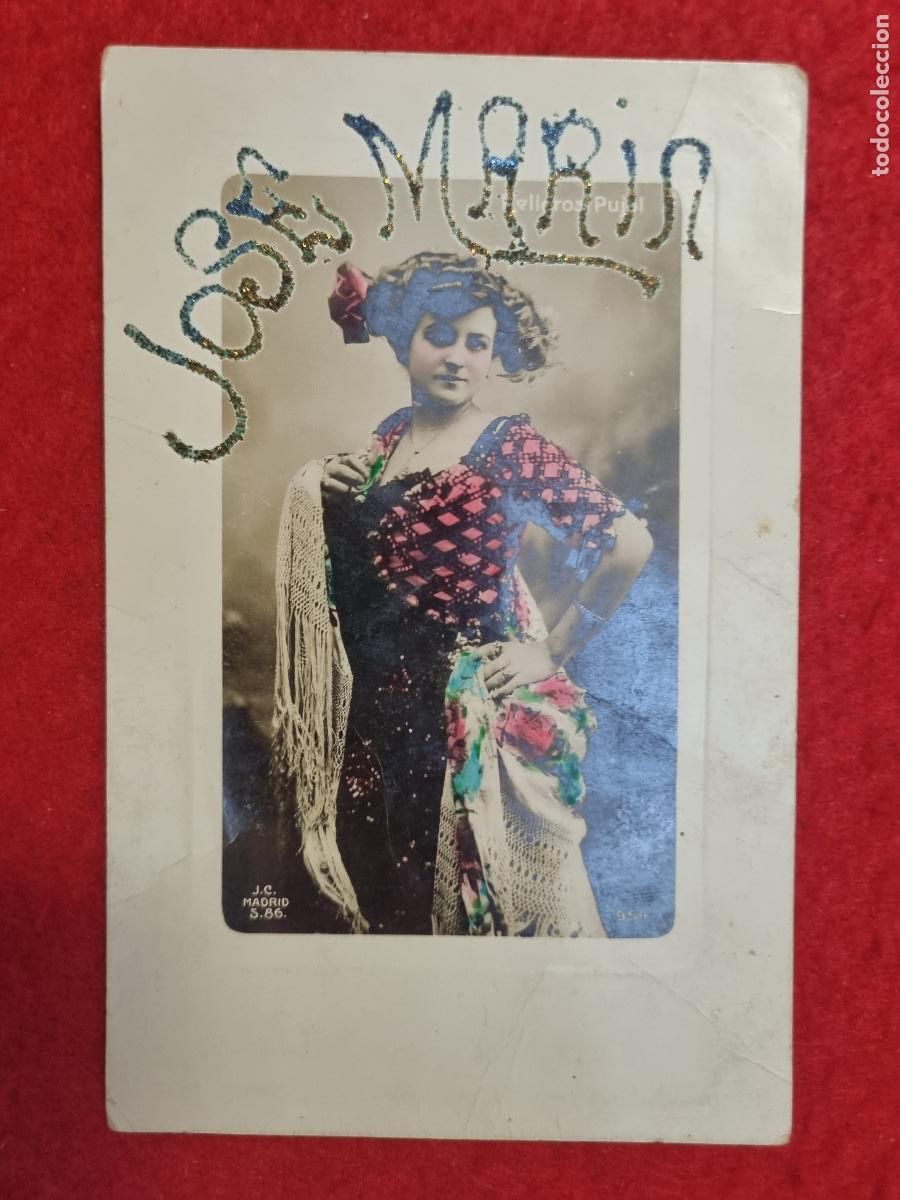 Postales: POSTAL ACTRIZ TEATRO CUPLETISTA PELIGROS PUJOL ORIGINAL P2464