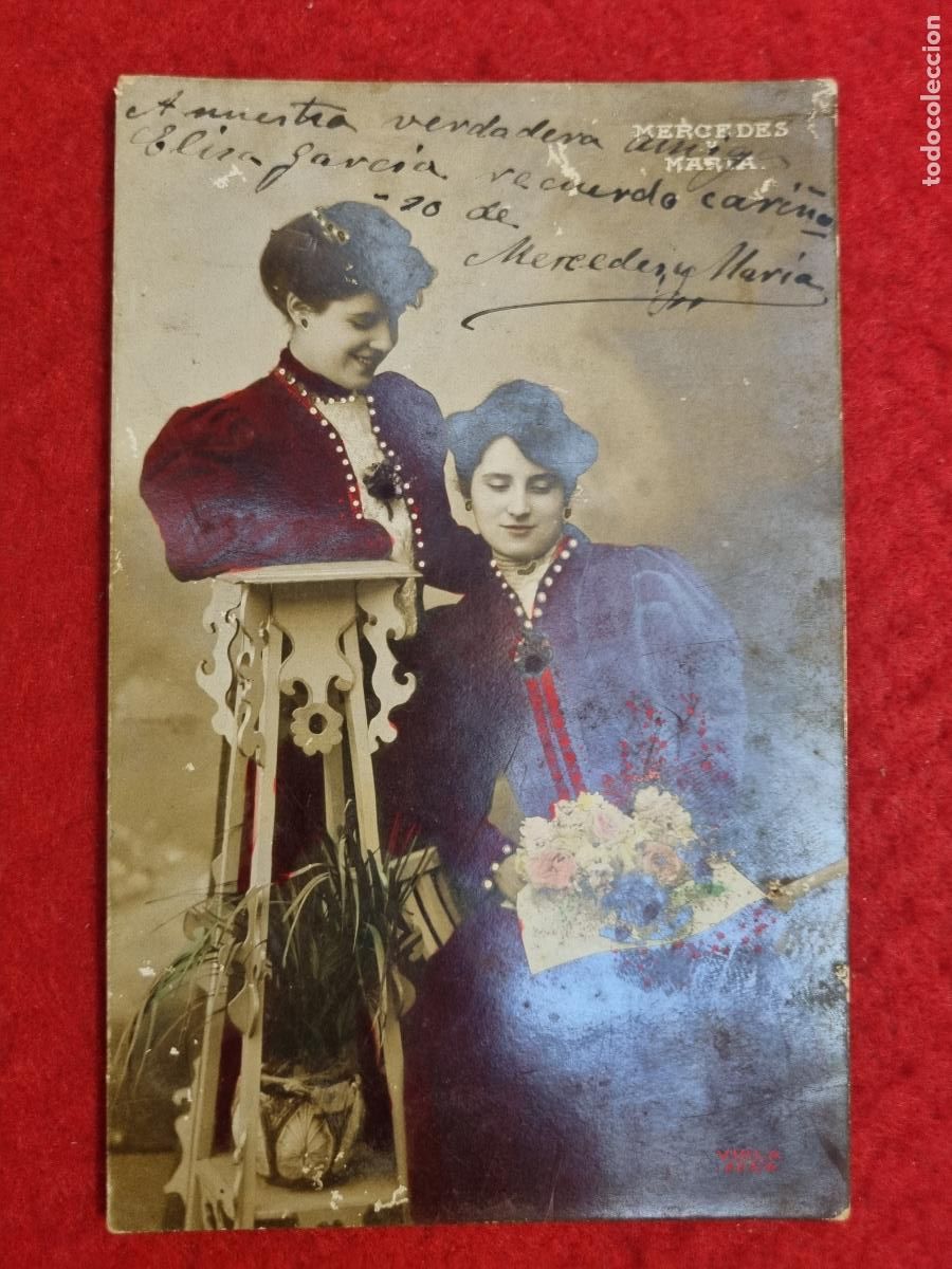 Postales: POSTAL ACTRIZ TEATRO CUPLETISTA MERCEDES Y MARIA ORIGINAL P2465