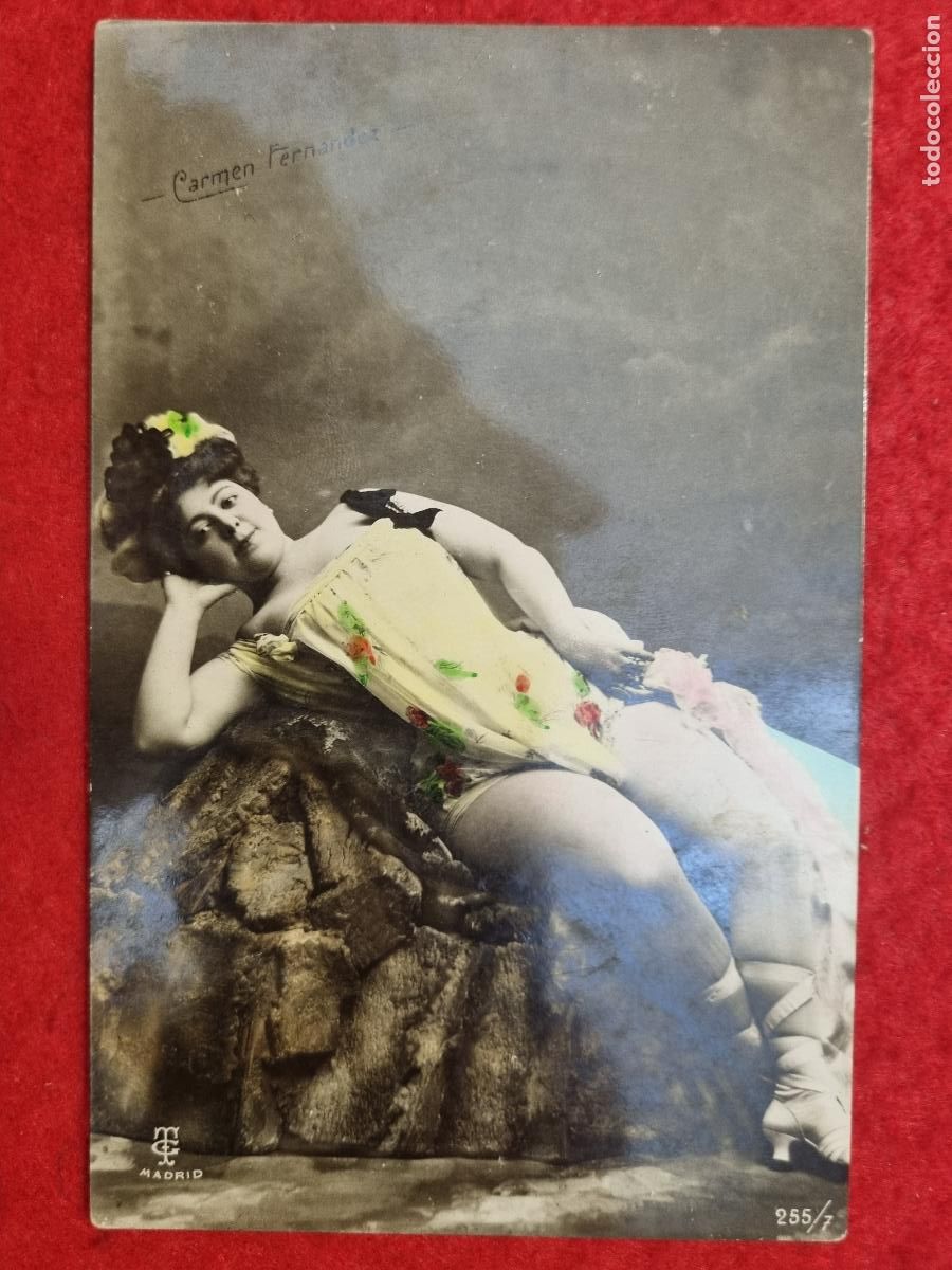 Postales: POSTAL ACTRIZ TEATRO CUPLETISTA CARMEN FERNANDEZ ANTIGUA ORIGINAL P2473