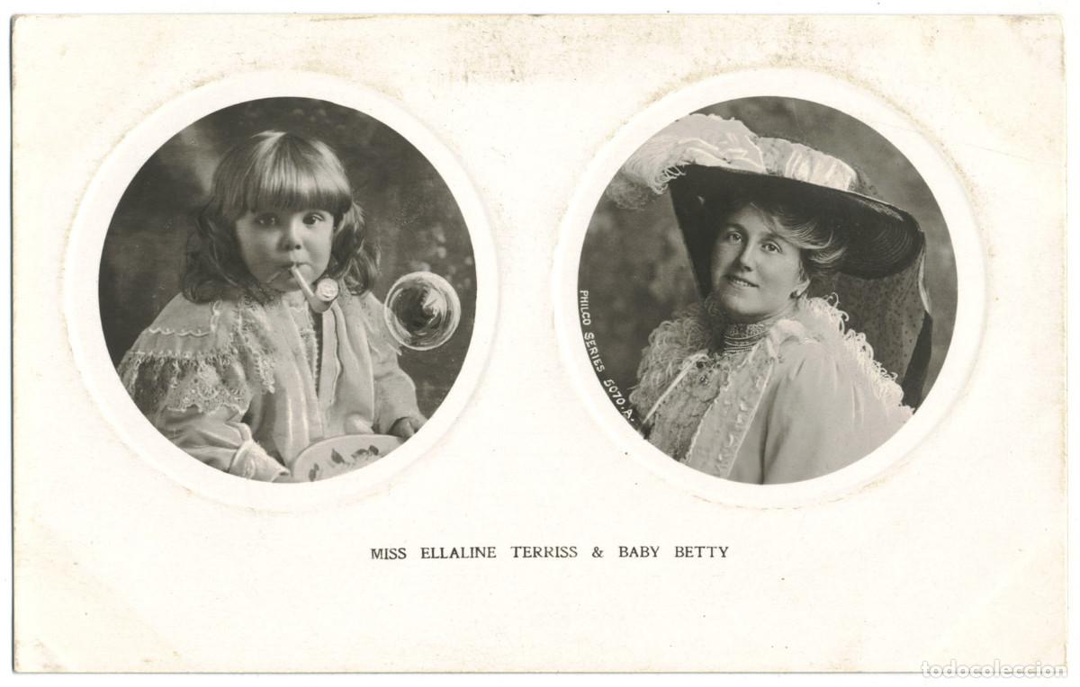 Postales: Actriz TERRISS, Ellaline_Philco. 5070 A. And Baby Betty