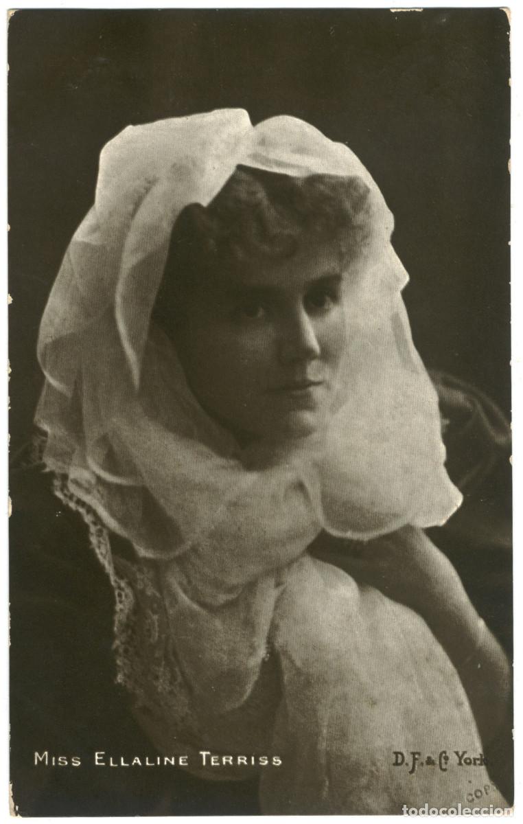 Postales: 2 Postales lActriz TERRISS, Ellaline_Delitte, Fenwick (s/n y 1584). Window & Crove / Lafayette