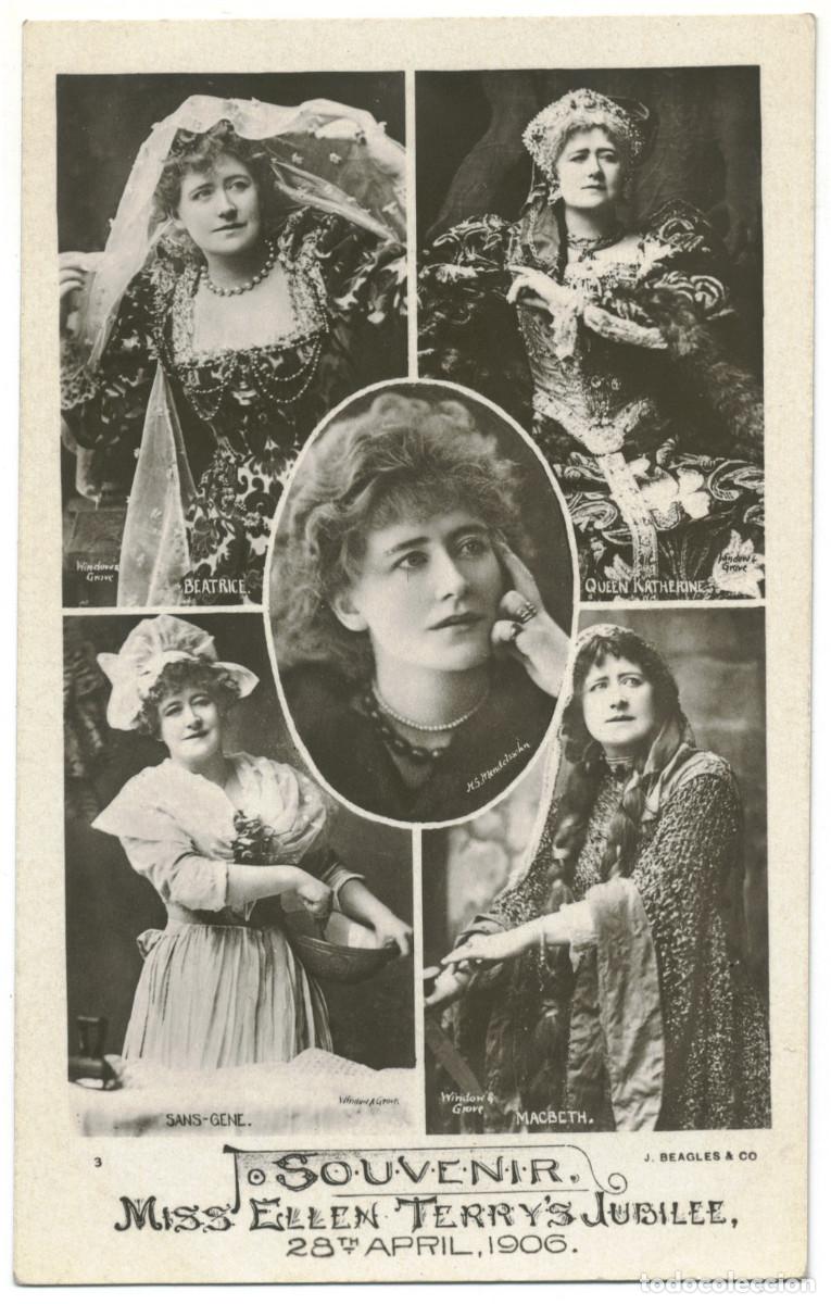 Postales: Actriz TERRY, Ellen_Beagles. 3. Souvenir's Jubilee 1906