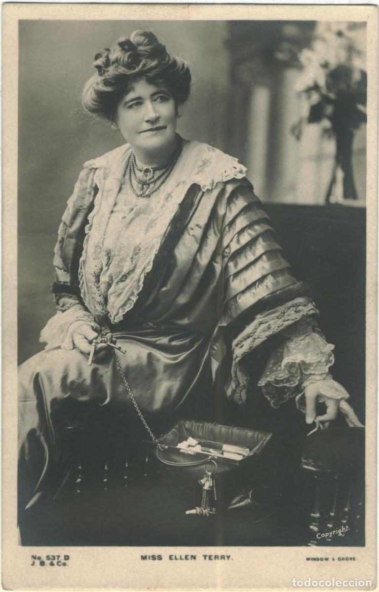 Postales: Serie 2 Postales Actriz TERRY, Ellen_Beagles. 537 D, W. Photo H. S. Mendelssonn