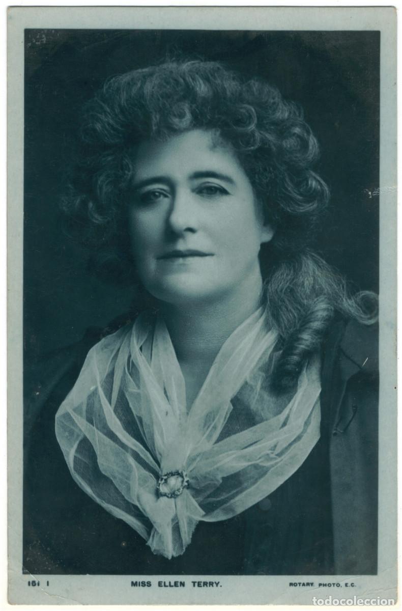 Postales: Serie 3 Postales Actriz TERRY, Ellen_Rotary (Carbotype; 151 I) y Rotary 151 C, G
