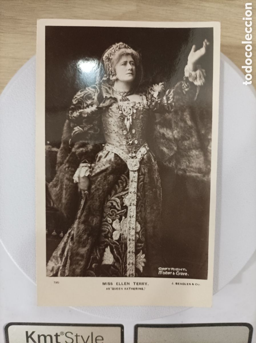 Postales: Actriz TERRY, Ellen_Beagles, 190. As Queen Katherine. Photo Window & Grove