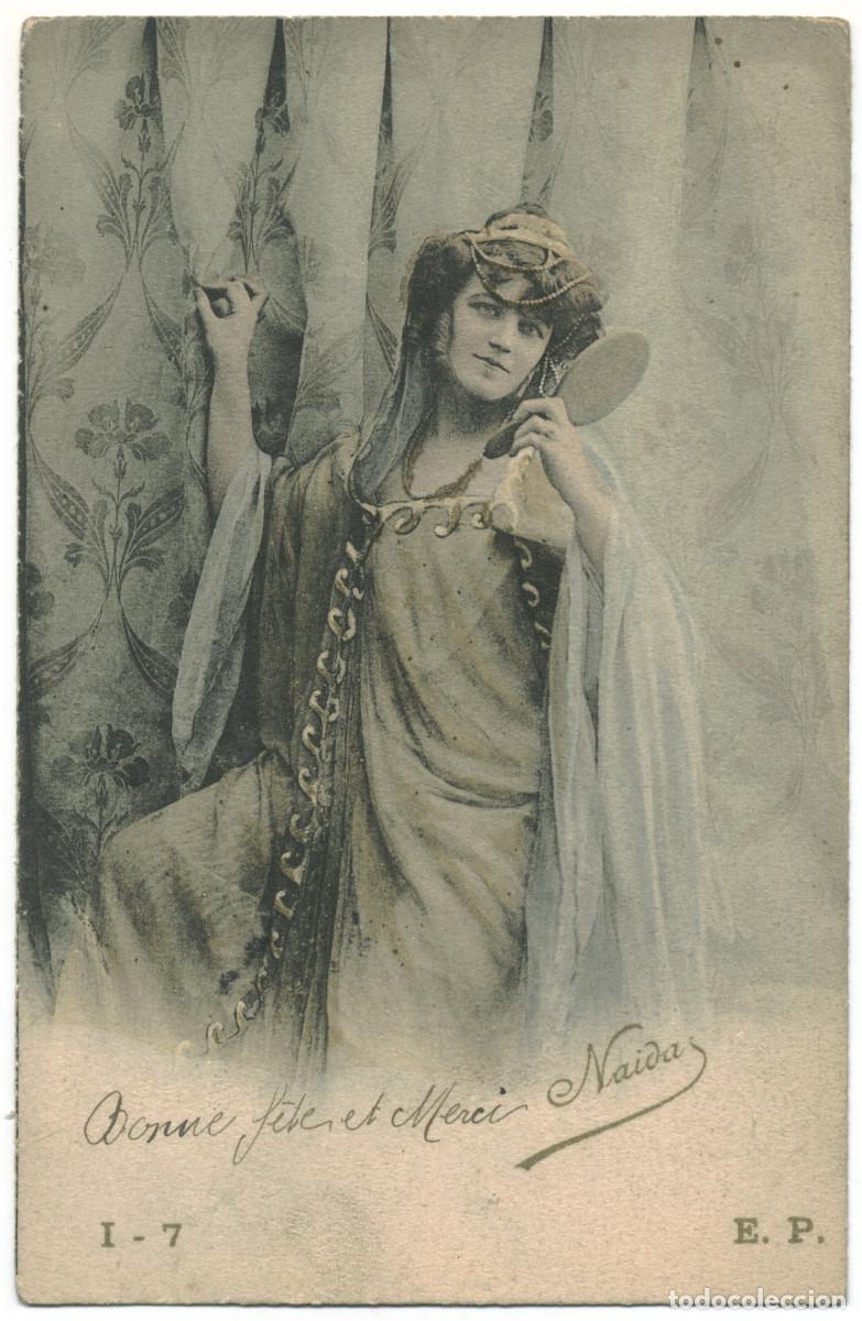 Postales: Actriz belle epoque NAIDA_EP. I-7