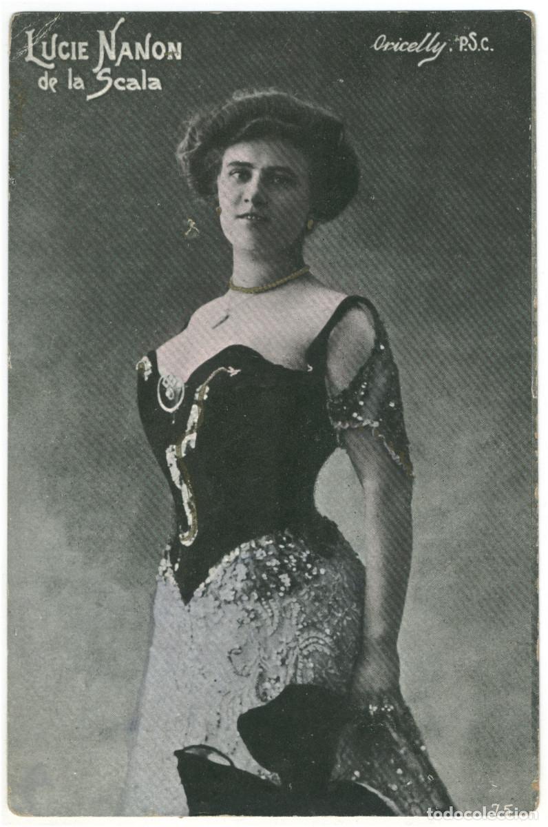 Postales: Actriz belle epoque NANON, Lucie_PSC. Scala. Photo Oricelly