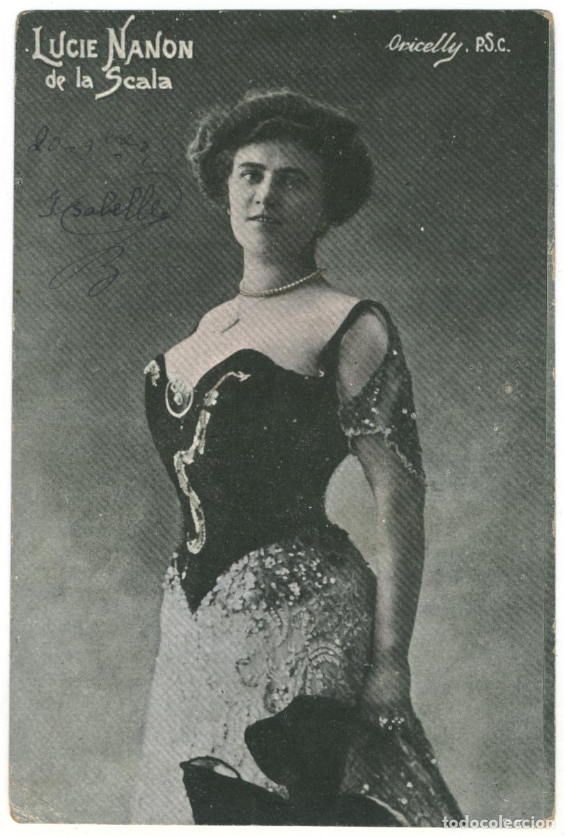 Postales: Actriz belle epoque NANON, Lucie_PSC. Scala. Photo Oricelly