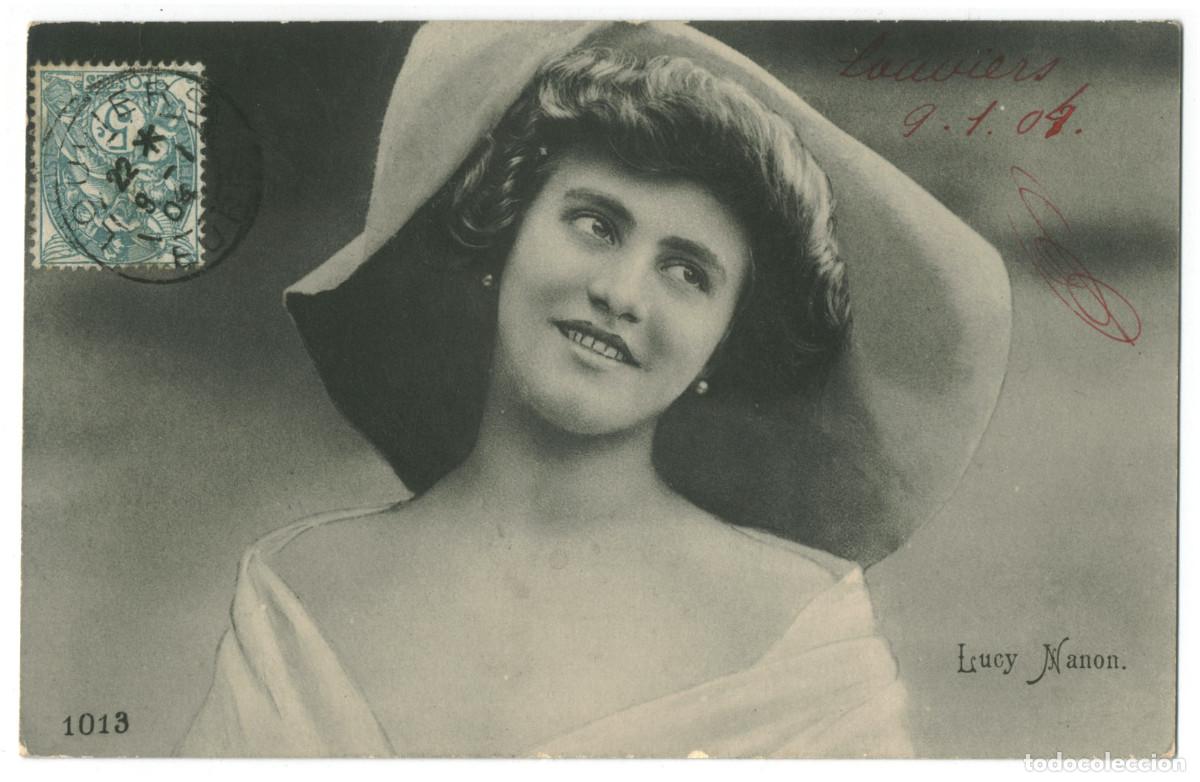 Postales: Actriz belle epoque NANON, Lucie_Sin datos. 1013