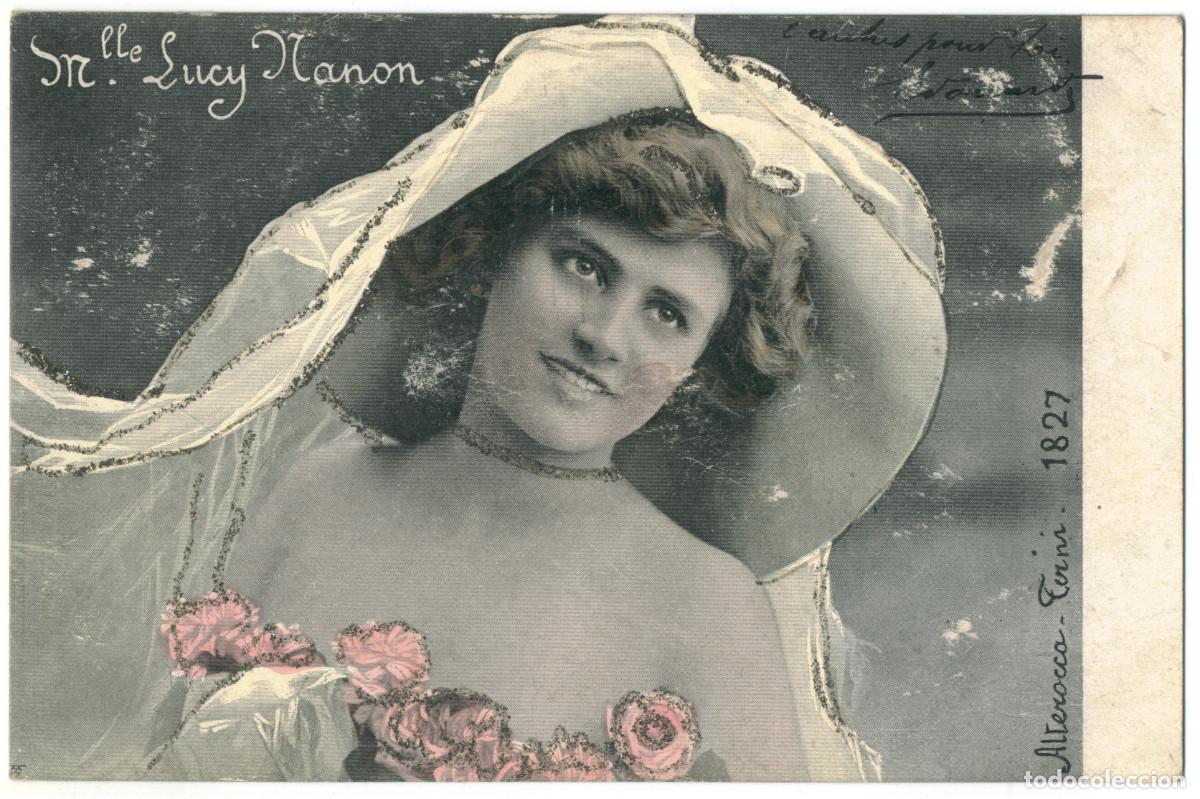 Postkarten: Actriz belle epoque NANON, Lucy_Alterocca Terni. 1827