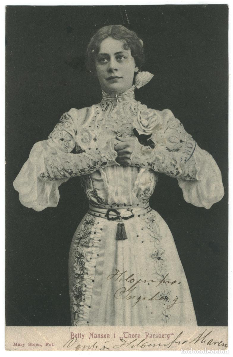Postales: Actriz belle epoque NANSEN, Betty_Alex Vincent. 1156. In Thora Parsberg. Photo Mary Steen