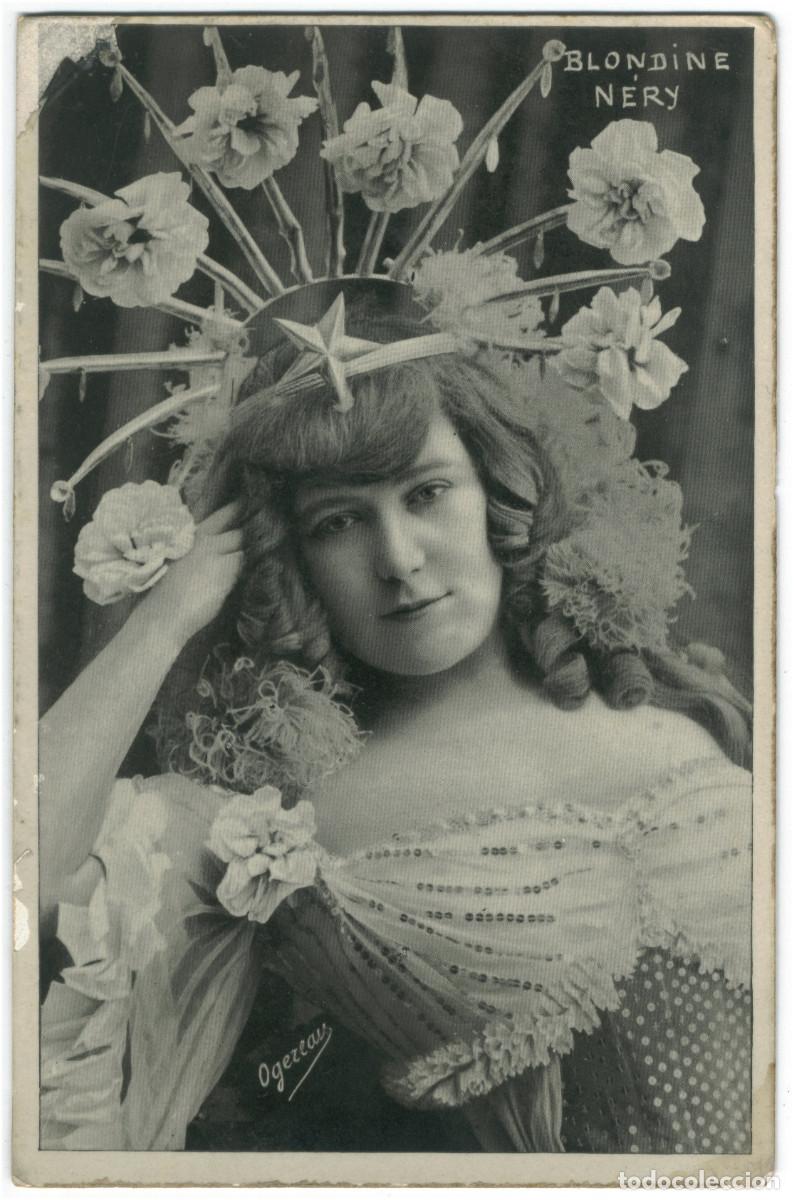 Postales: Actriz belle epoque N&Eacute;RY, Blondine_Sin datos. Photo Ogerau