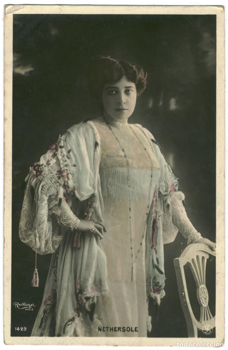 Postales: Actriz belle epoque NETHERSOLE, Olga_SIP. 1429. Photo Reutlinger