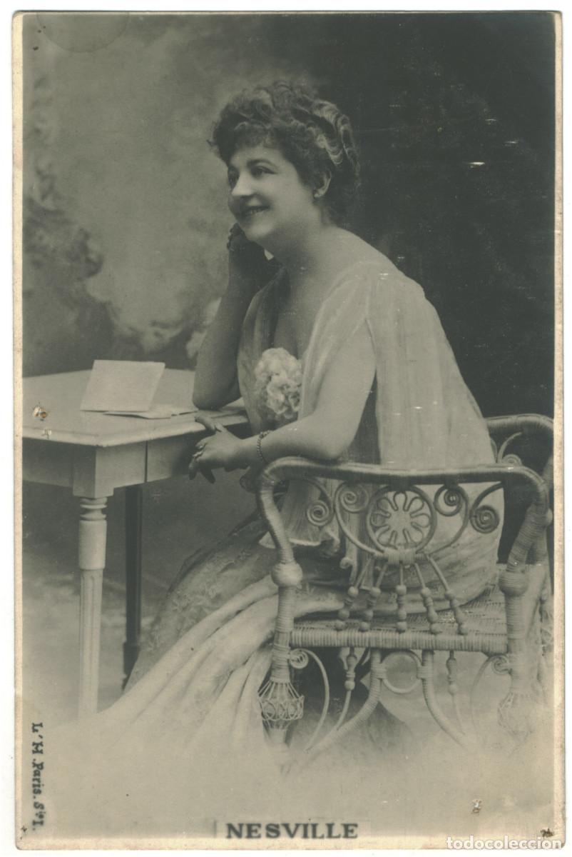 Postales: Actriz belle epoque NESVILLE_L H