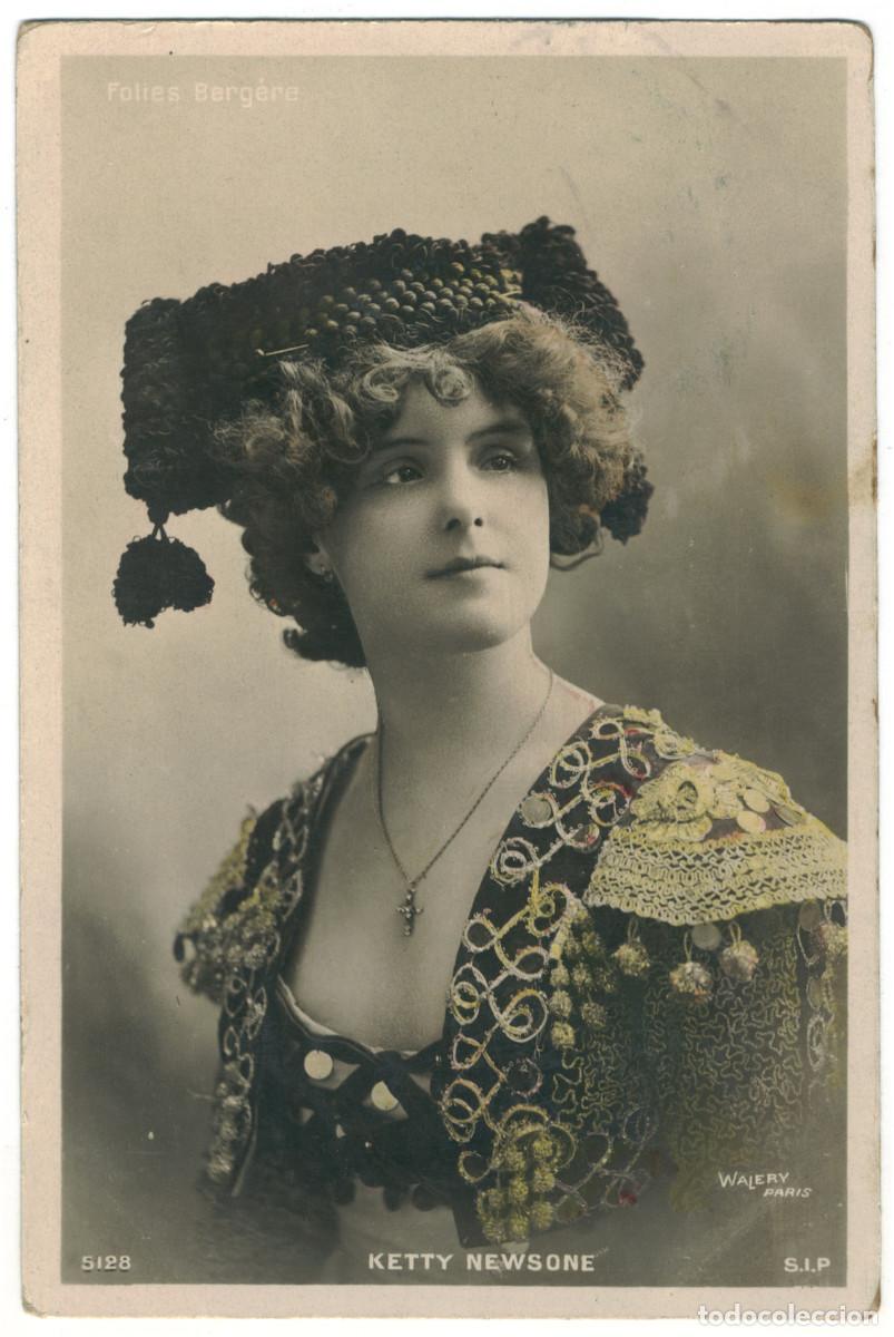Postales: Actriz belle epoque NEWSONE, Ketty_SIP. 5128. Photo Wal&eacute;ry