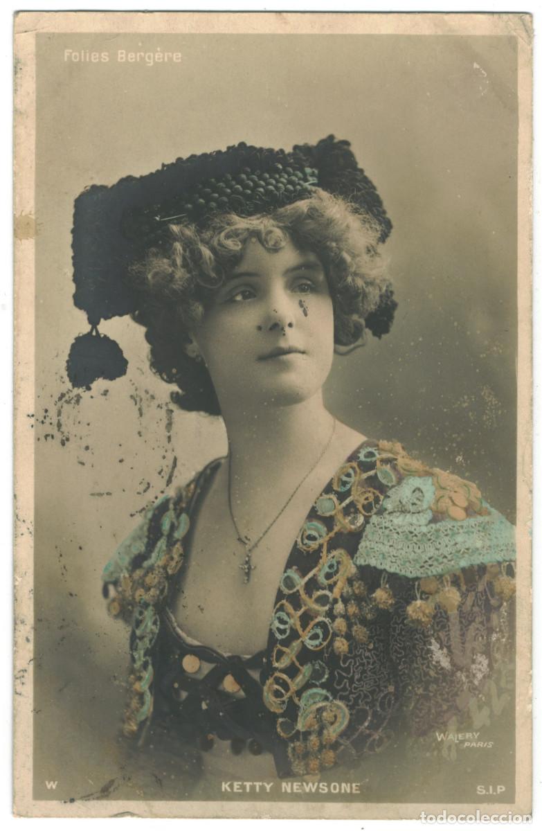 Postales: Actriz belle epoque NEWSONE, Ketty_SIP. 5128. Photo Wal&eacute;ry