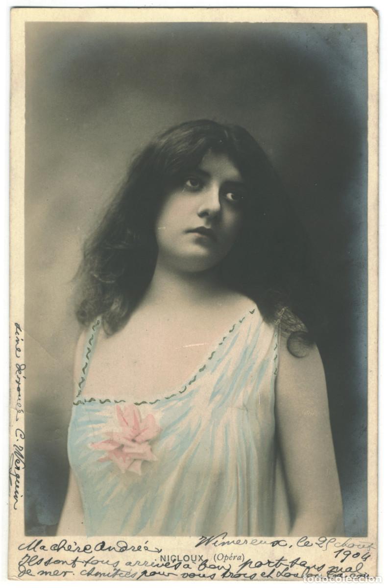 Postales: Actriz belle epoque NICLOUX_DL. Op&eacute;ra