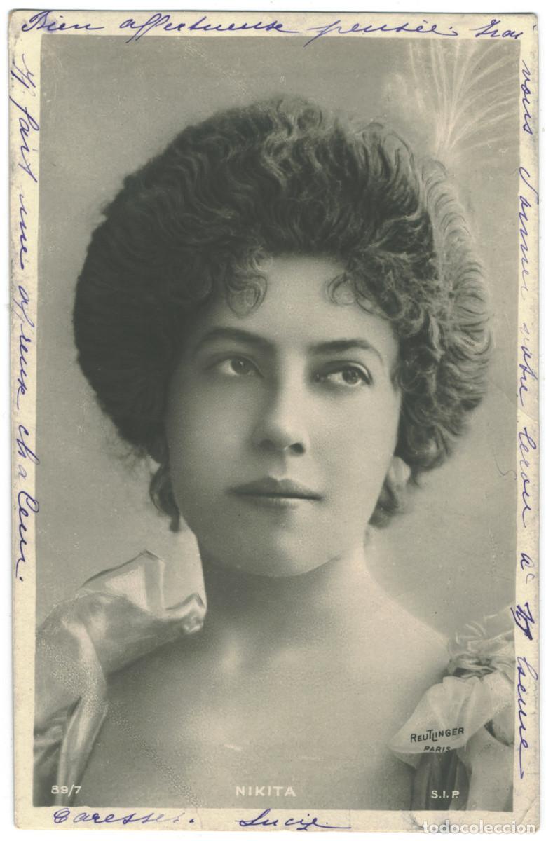 Postales: Actriz belle epoque NIKITA_SIP. 89-7. Photo Reutlinger