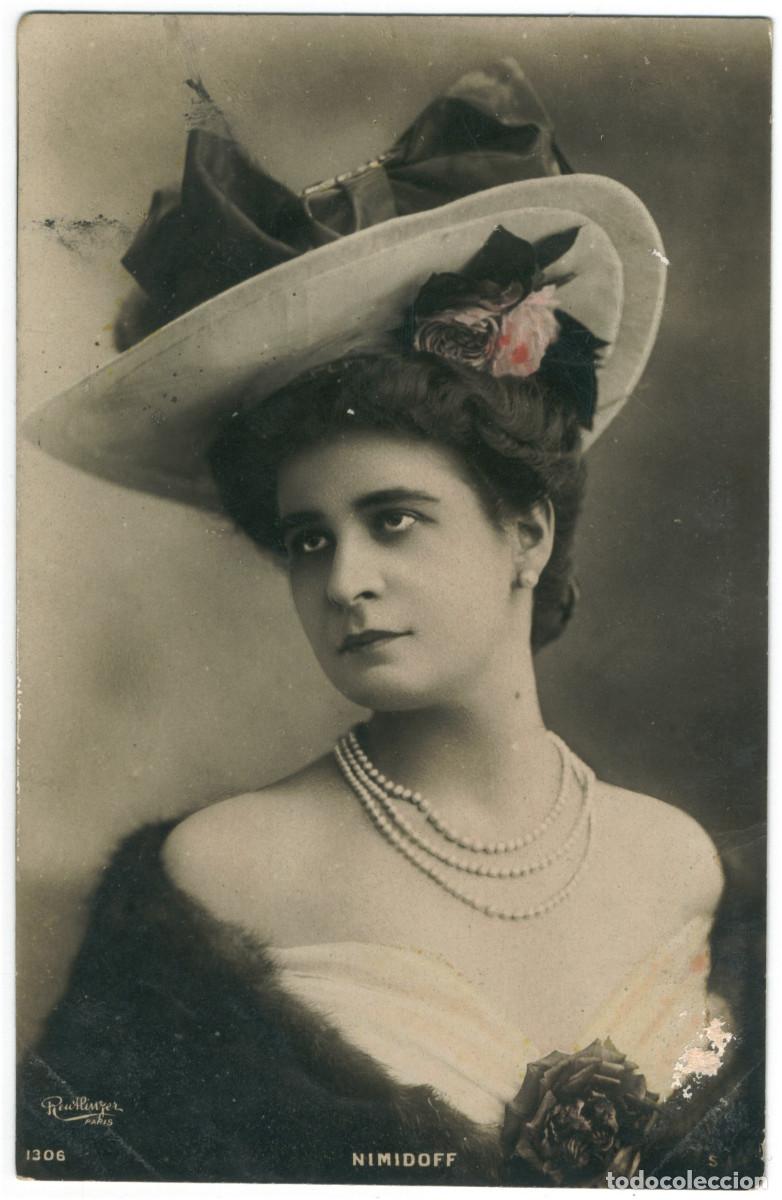 Postales: Actriz belle epoque NIMIDOFF_SIP. 1306. Photo Reutlinger