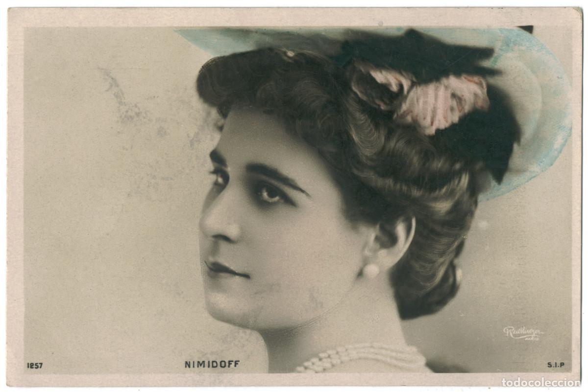 Postales: Actriz belle epoque NIMIDOFF_SIP. 1257. Photo Reutlinger