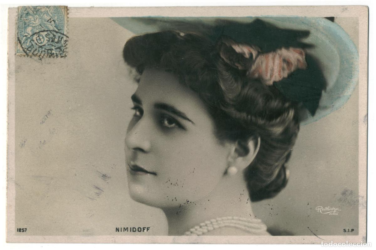 Postales: Actriz belle epoque NIMIDOFF_SIP. 1257. Photo Reutlinger