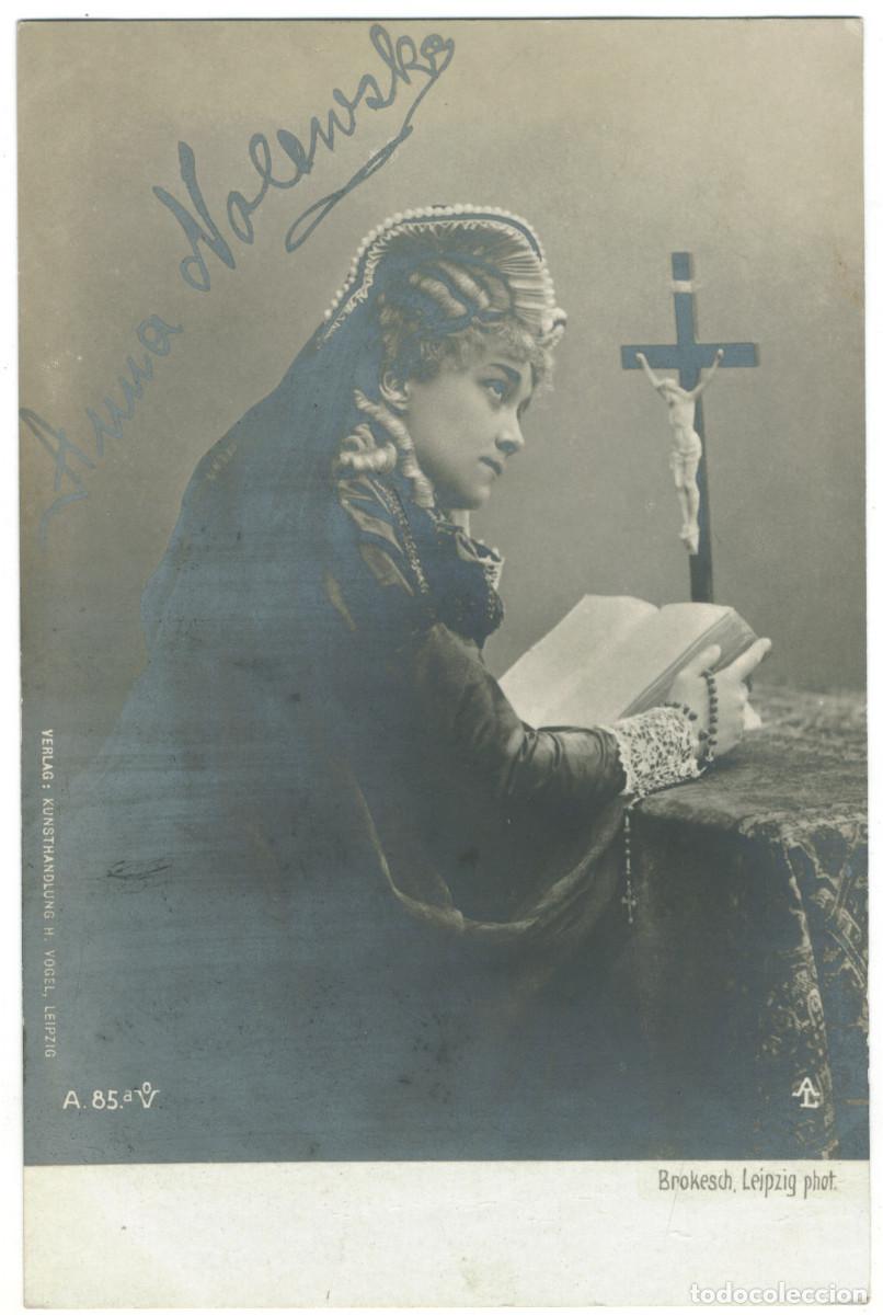 Postales: Actriz belle epoque NOLENSKA, Anna_H. Vogel. 85. Photo Brokesch. Editorial Sign
