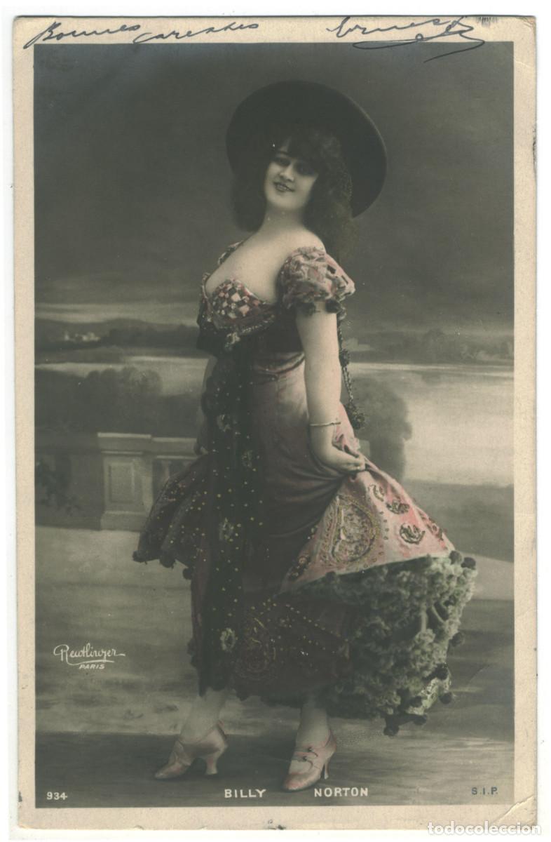 Postales: Actriz belle epoque NORTON, Billy_SIP. 934. Photo Reutlinger