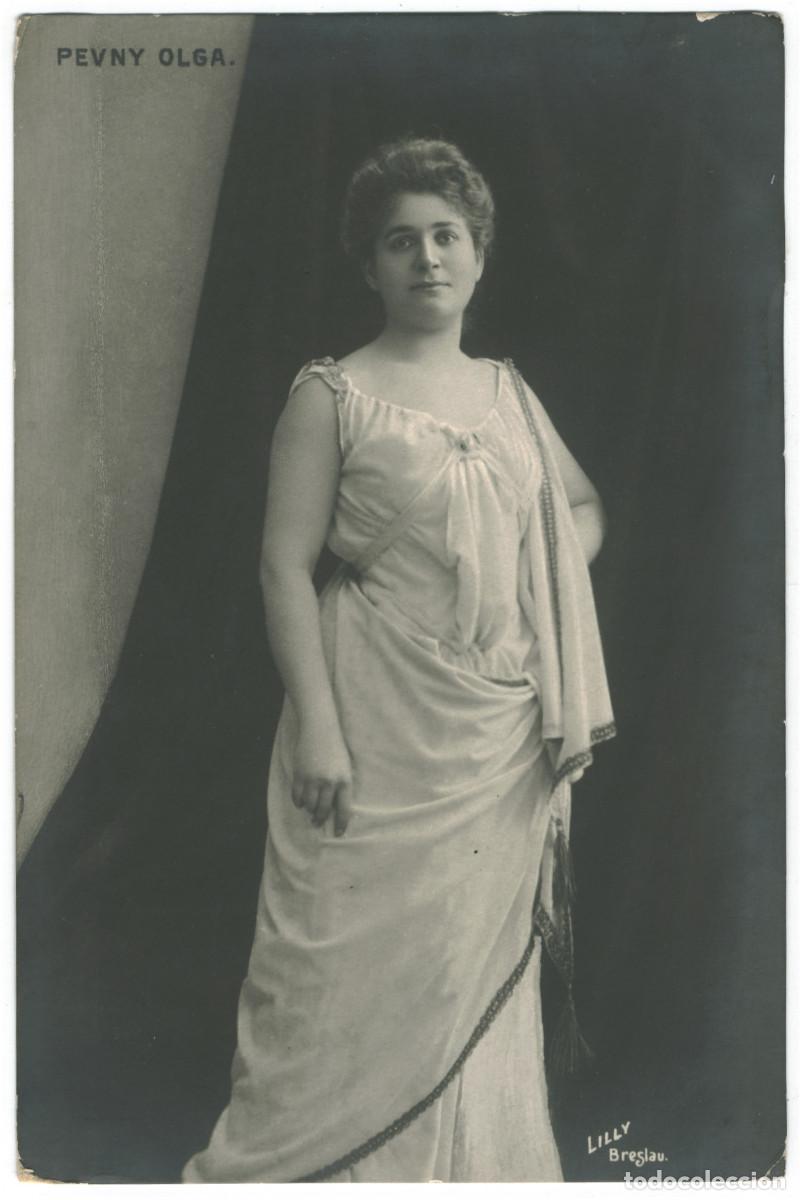 Postales: Actriz belle epoque OLGA, Pevny_Sin datos. Photo Lilly+