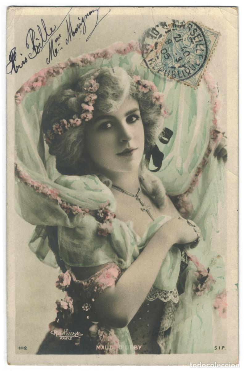 Postales: Actriz belle epoque ORBY, Maud d'_SIP. 1112. Photo Reutlinger