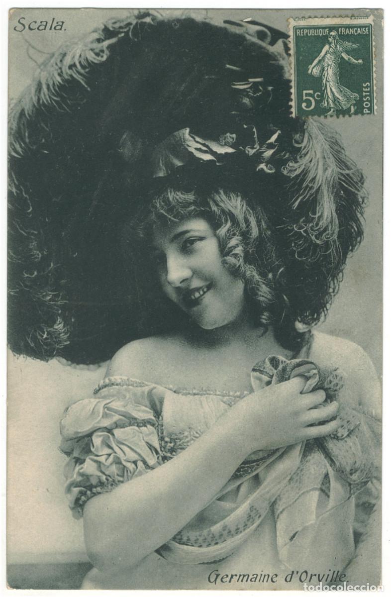 Postales: Actriz belle epoque ORVILLE, Germaine d'_Sin datos (&iacute;dem VP. Scala)