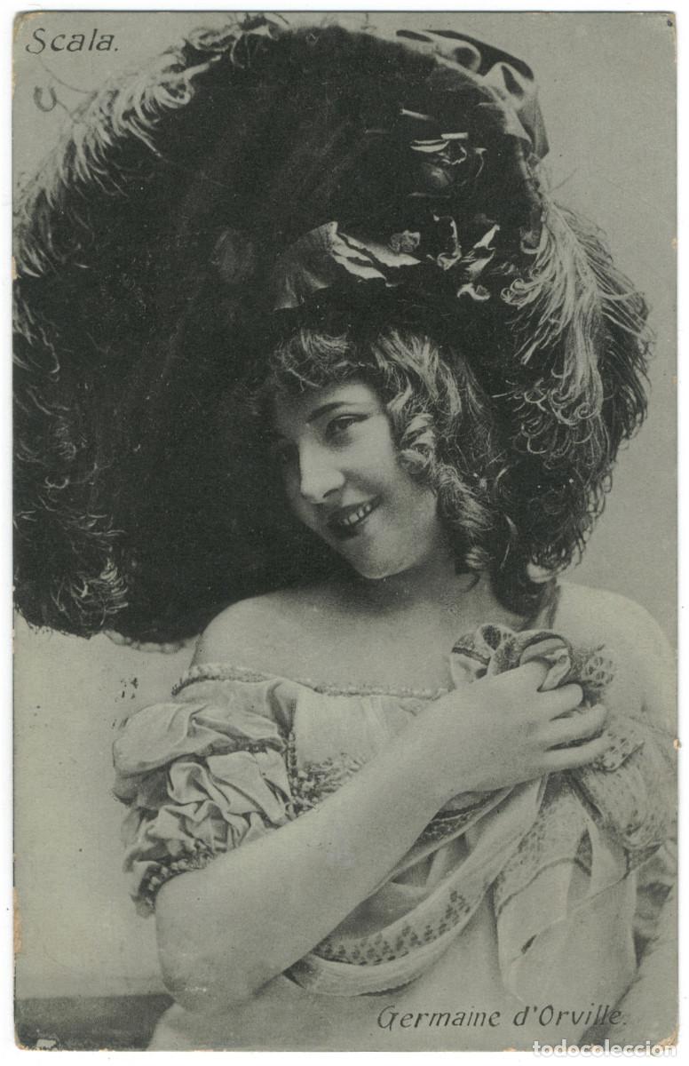 Postales: Actriz belle epoque ORVILLE, Germaine d'_Brevet LD