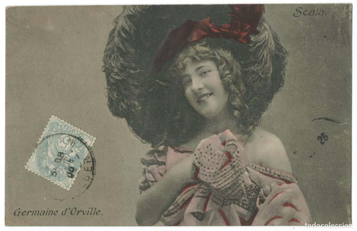Postales: Actriz belle epoque ORVILLE, Germaine d'_Sin datos