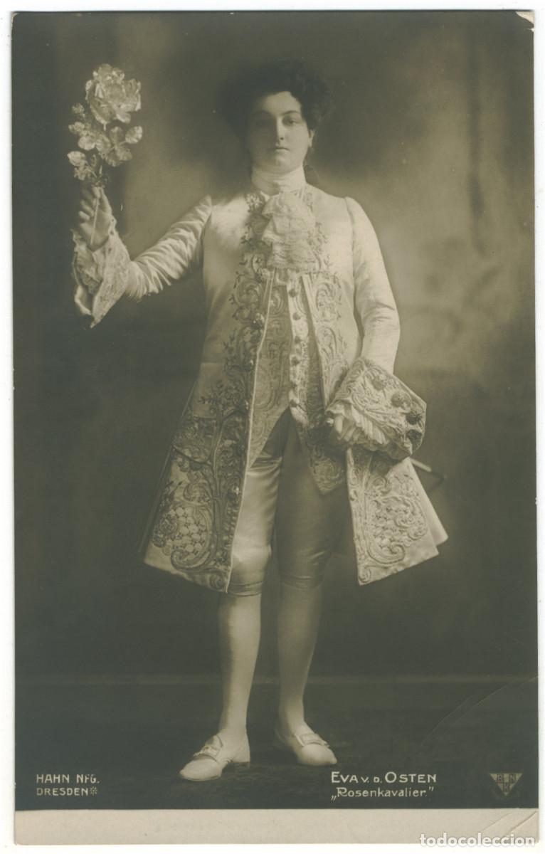 Postales: Actriz belle epoque OSTEN, Eva v. d._BNK. 590. In Rosenkavalier. Photo Hahn