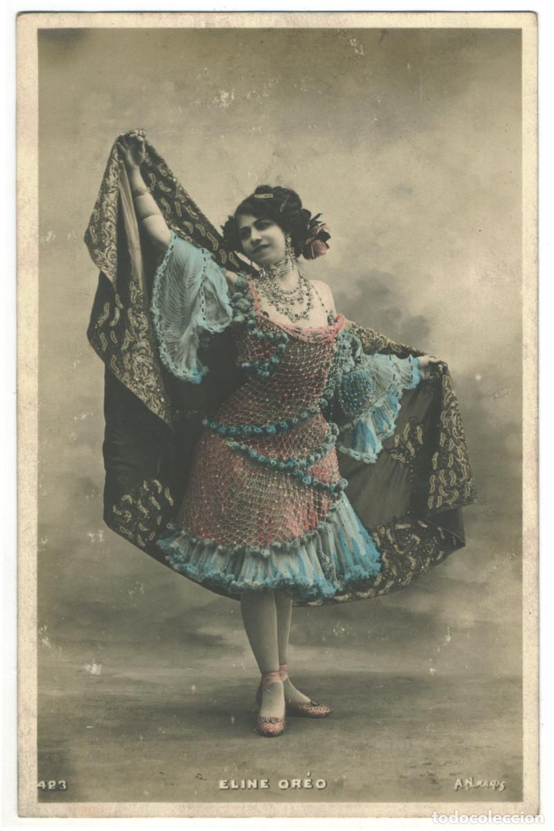 Postales: Actriz belle epoque OR&Eacute;O, Eline_AN. 423