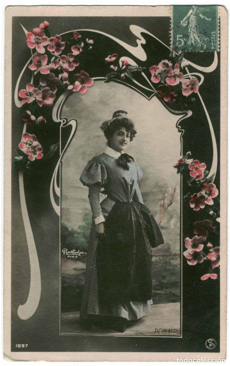 Postales: Actriz belle epoque OSWALD_SIP. 1897. Photo Reutlinger