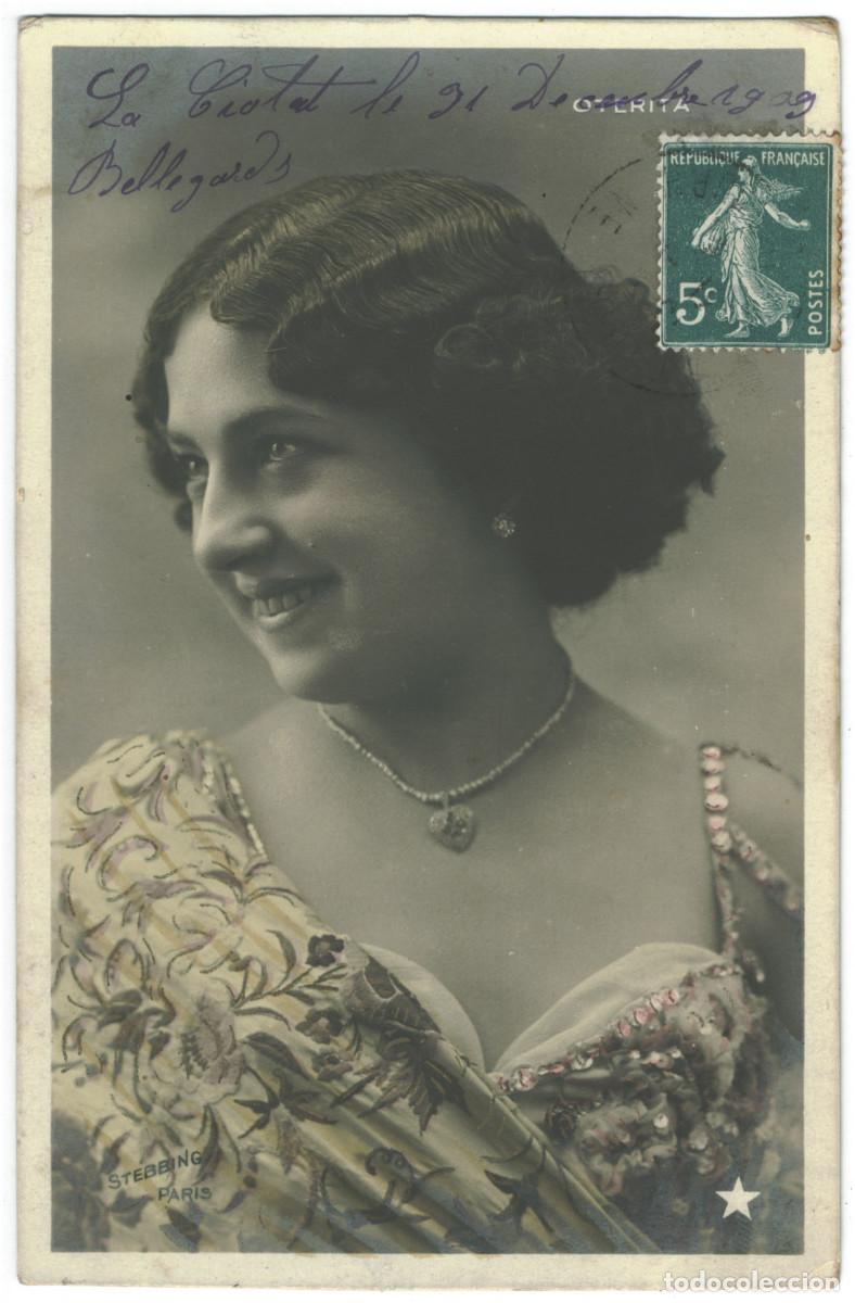 Postales: Actriz belle epoque OTERITA, La Belle_&Eacute;toile. 898-125. Photo Stebbing