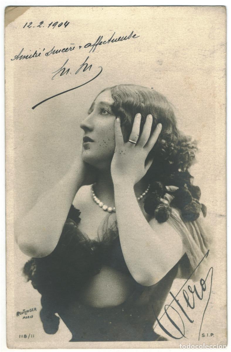Postales: Actriz belle epoque OTERO, Carolina. 'La bella Otero'_SIP. 118-11. Photo Reutlinger. Editorial Sign