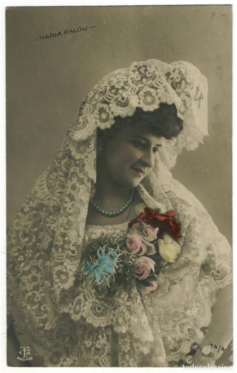 Postales: Actriz belle epoque y cupletista PALOU, Maria_TG. 74-4