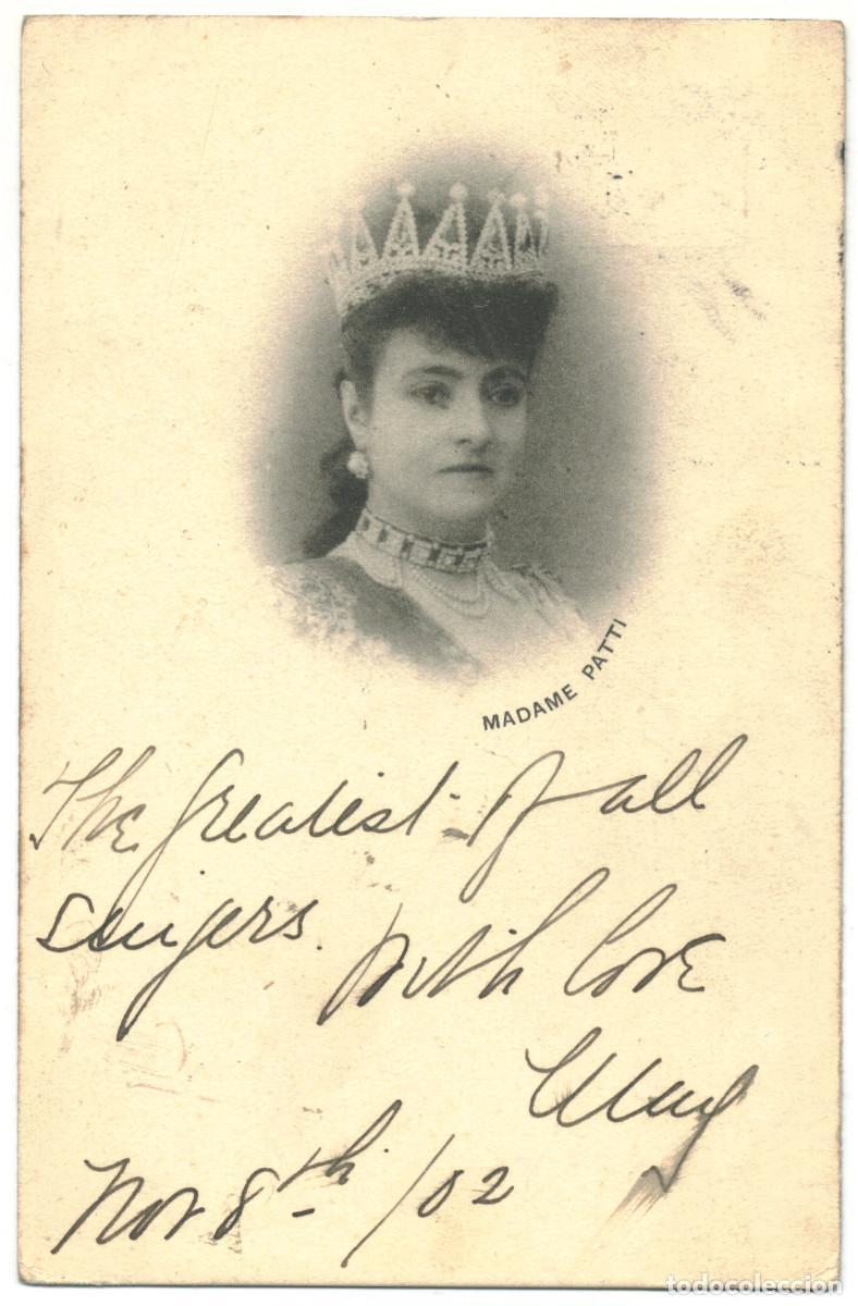 Postales: Actriz belle epoque PATTI, Adelina_Sin datos