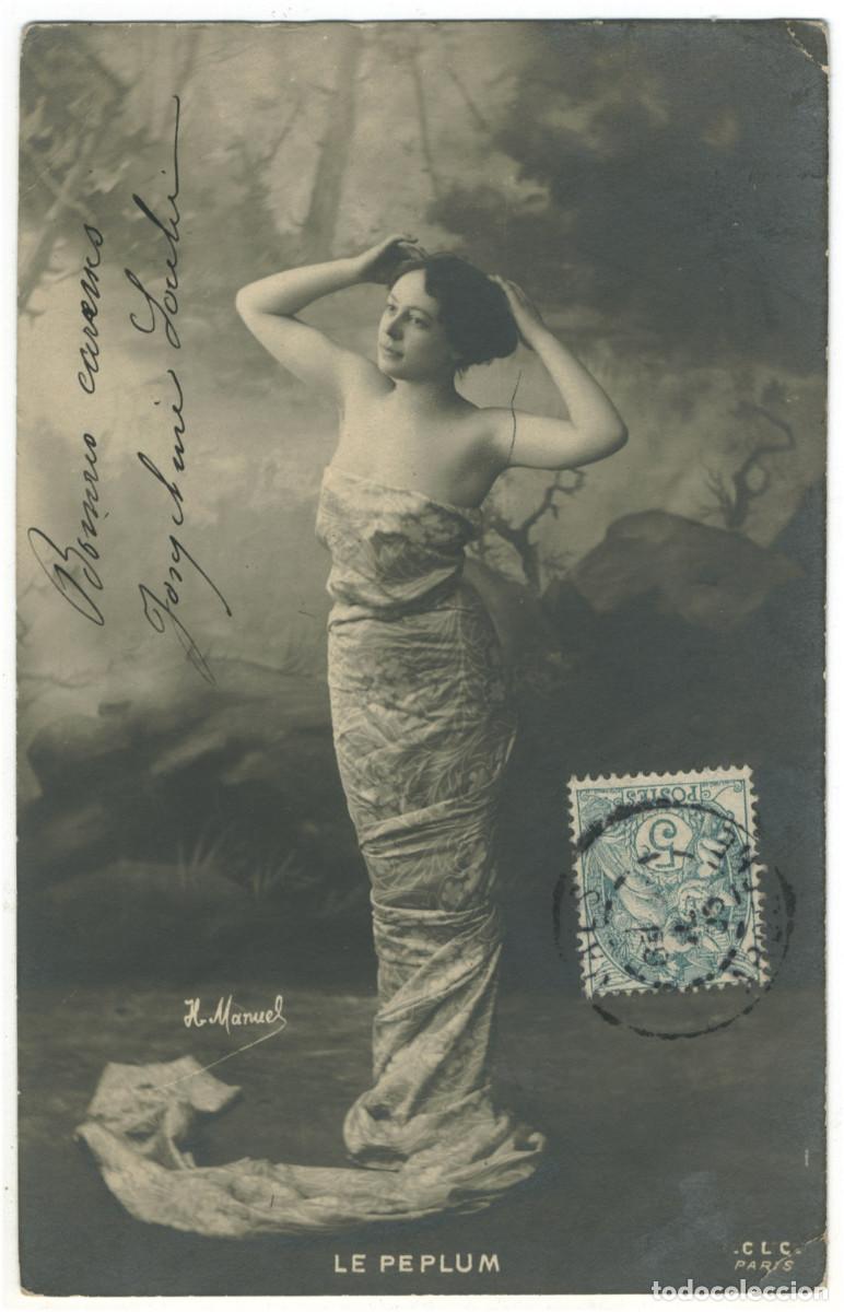 Postales: Actriz belle epoque PEPLUM, Le_CLC. Photo H. Manuel