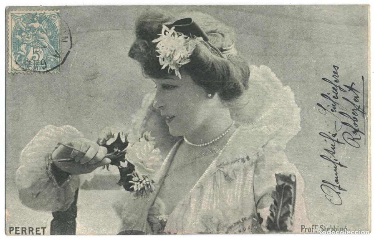 Postales: Actriz belle epoque PERRET_Sin datos. (&iacute;dem EP. XVIII -2). Photo Stebbing