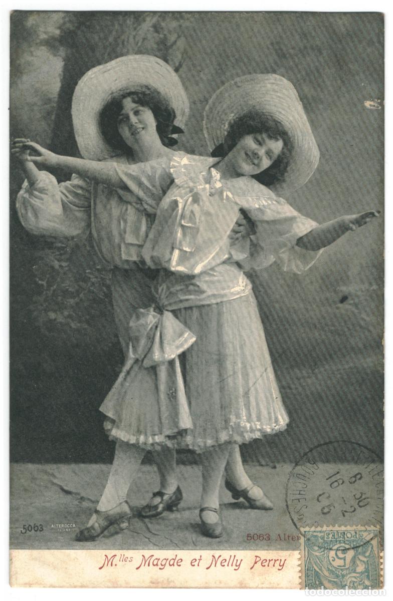 Postales: Actriz belle epoque PERRY, Magde & Nelly_Alterocca Terni. 5063