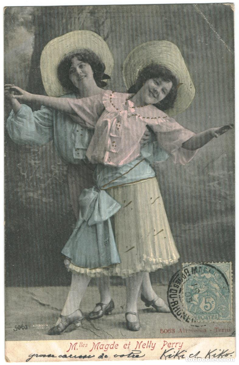 Postales: Actriz belle epoque PERRY, Magde & Nelly_Alterocca Terni. 5063