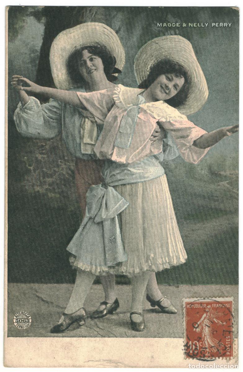 Postales: Actriz belle epoque PERRY, Magde & Nelly_Alterocca Terni. 5063
