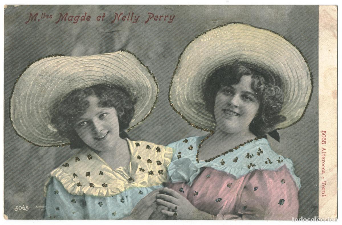 Postales: Actriz belle epoque PERRY, Magde & Nelly_Alterocca Terni. 5065