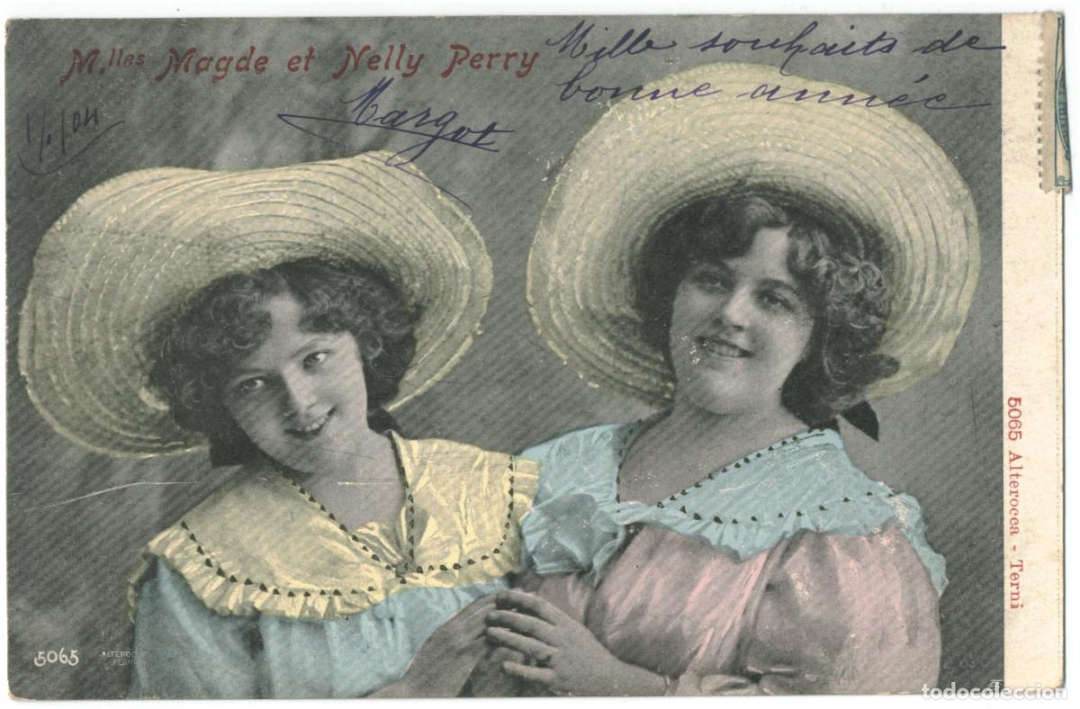 Postales: Actriz belle epoque PERRY, Magde & Nelly_Alterocca Terni. 5065